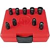 Chicago Pneumatic SS209G - 1/4 Inch Square Drive, SAE, Magnetic, 6 Point, Impact Socket Set (9 PCS)