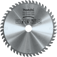 Makita B-07353 6‑1/2" 48T Carbide‑Tipped Plunge Saw Blade