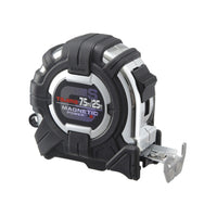 Tajima GS-SC25/7.5MBW GS LOCK 25 Ft. x 1 Inch MAGNETIC POWER x 2 Tape Measure with Compatible Clip