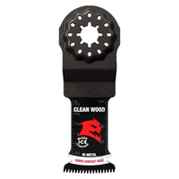 Diablo Tools DOS125JBW10 1-1/4in Starlock Bi-Metal Oscillating Blades for Clean Wood-10 Pack