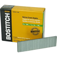 Bostitch SX50351-3/8G Narrow Crown 1-3/8" Leg x 7/32" Crown 18-Gauge Finish Staples 3000 Pack