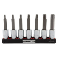 Proto J4990R7SAE 7-Piece 3/8 Drive ADVANCED Hex Bit Socket Set-SAE