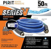 Pirit PWL-05-50 Series V 5/8 In. D X 50 Ft. L Medium Duty Heated Hose