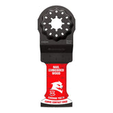 Diablo Tools DOS125CW10 1-1/4in Starlock AMPED Carbide Teeth Oscillating Blades for Nail-Embedded Wood-10 Pack