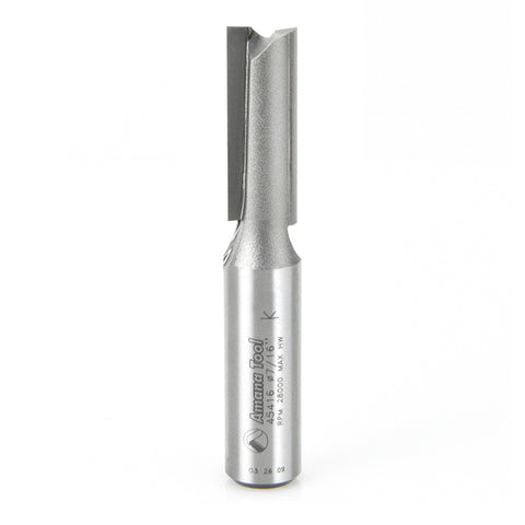 Amana Tool 45416 Carbide Tipped Straight Plunge High Production 7/16 Dia x 1-1/4 x 1/2 Inch Shank