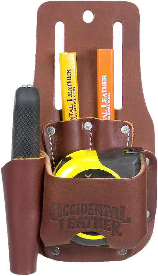 Occidental Leather 9502 Clip-On Double Pouch - Tool Bags 