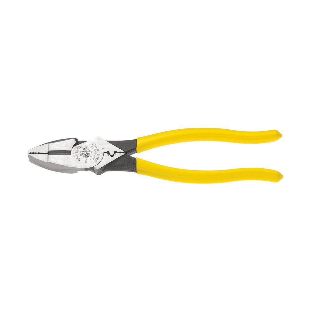 Klein Tools D213-9NECR Lineman's Crimping Pliers, 9-Inch