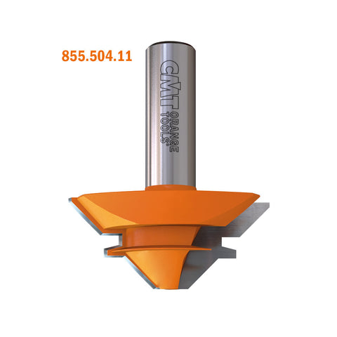 CMT 855.504.11 Lock Miter Bit, 1/2-Inch Shank, 2-Inch Diameter, Carbide-Tipped