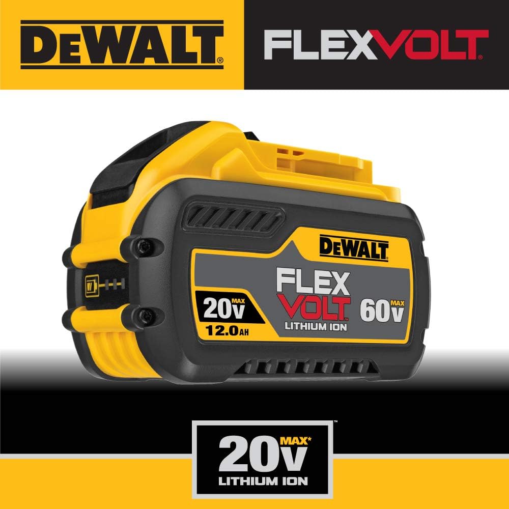 DEWALT DCB612 FLEXVOLT 20V/60V MAX Lithium-Ion 12.0 Ah Battery Pack