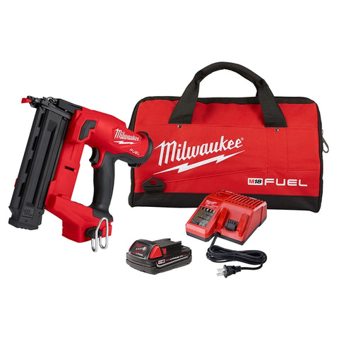 Milwaukee 2746-21CT M18 FUEL Brushless Cordless 18-Gauge Brad Nailer 2.0Ah Kit