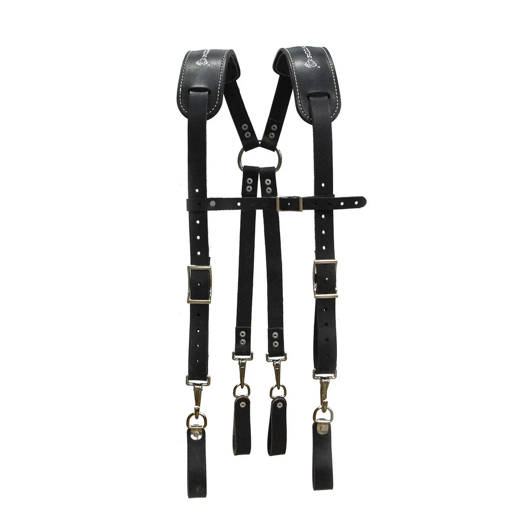 Rudedog USA #3018 Leather Suspenders