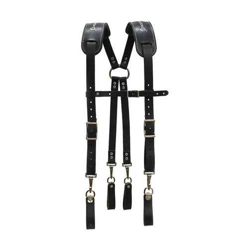 Rudedog USA #3018 Leather Suspenders