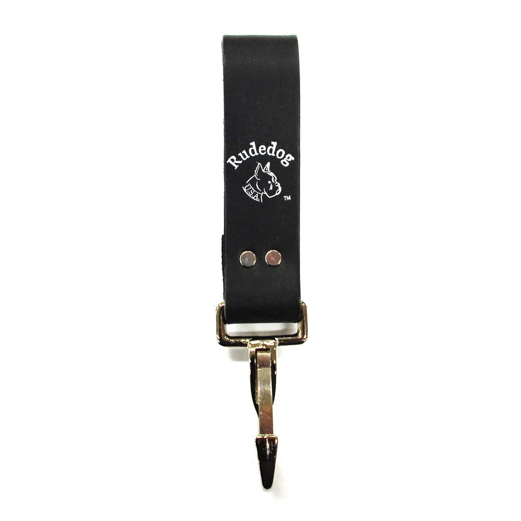 Rudedog USA #3007 Black Leather Snap Loop