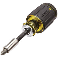 Klein Tools 32308 8-in-1 Multi-Bit Adjustable Length Stubby Screwdriver