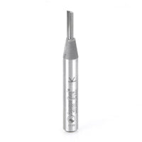 Amana Tool 45100 Carbide Tipped Straight Plunge Single Flute High Production 1/8 Dia x 7/16 x 1/4 Inch Shank