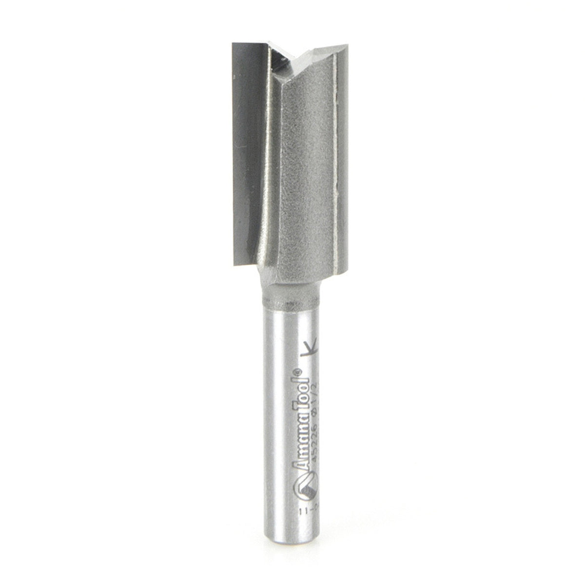 Amana Tool 45226 Carbide Tipped Straight Plunge High Production 1/2 D x 1 CH x 1/4 SHK x 2-1/8 Inch Long Router Bit