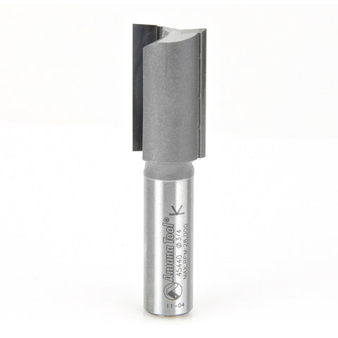 Amana Tool 45440 Carbide Tipped Straight Plunge High Production 3/4 D x 1-1/4 CH x 1/2 SHK x 2-7/8 Inch Long Router Bit