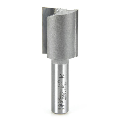 Amana Tool 45448 Carbide Tipped Straight Plunge High Production 1 D x 1-1/4 CH x 1/2 SHK x 2-7/8 Inch Long Router Bit