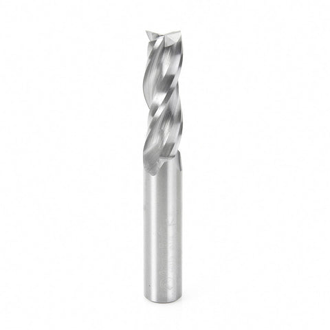 Amana Tool 46116 Solid Carbide Spiral Plunge 1/2 Dia x 1-1/2 x 1/2 Inch Shank Up-Cut, 3-Flute