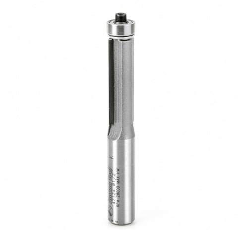 Amana Tool 47124 Carbide Tipped Flush Trim 1/2 D x 1-1/2 CH x 1/2 SHK x 3-7/8 Inch Long Router Bit w/ Lower Ball Bearing