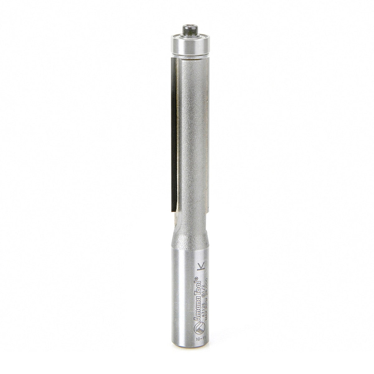 Amana Tool 47126 Carbide Tipped Flush Trim 1/2 D x 2 CH x 1/2 SHK x 4-1/4 Inch Long Router Bit w/ Lower Ball Bearing
