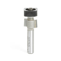 Amana Tool 47147 Laminate Trimmer with Euro TM Square Bearing 1/2 Dia x 19/64 Cut Height x 1/4 Inch Shank Carbide Tipped Router Bit