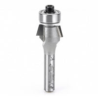 Amana Tool 47200 Carbide Tipped Bevel Laminate Trim 15 Deg Angle x 5/8 D x 9/32 CH x 1/4 Inch SHK w/ Ball Bearing Router Bit