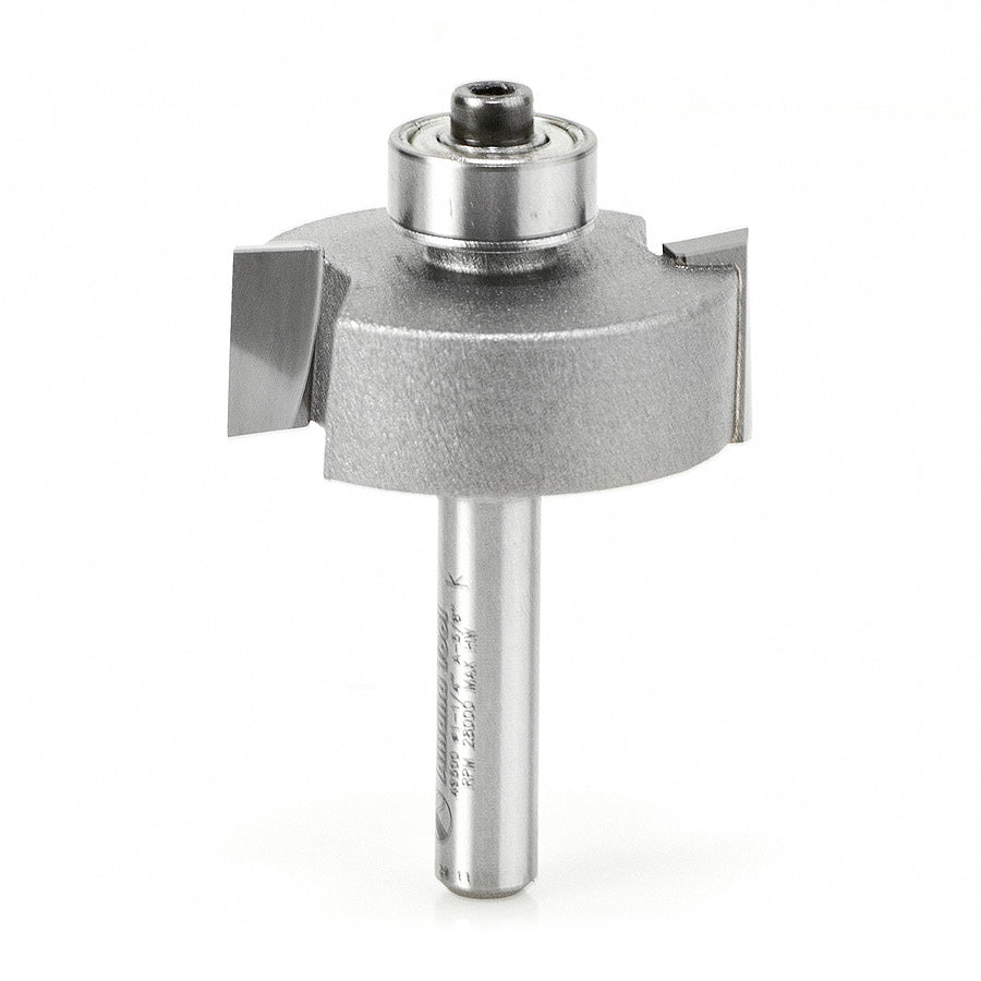 Amana Tool 49300 Rabbeting 3/8 Depth x 1-1/4 Dia x 1/2 x 1/4 Inch Shank