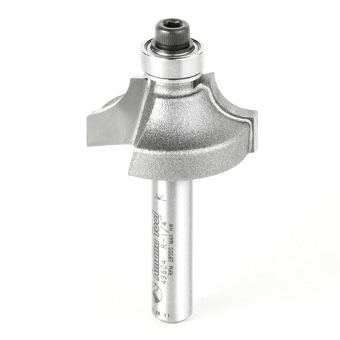 Amana Tool 49604 Carbide Tipped Beading 1/4 Radius x 1 Inch Dia x 1/2 x 1/4 Shank
