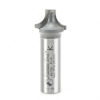 Amana Tool 49700 Carbide Tipped Plunging Round Over 1/4 Radius x 3/4 Dia x 1/2 x 1/2 Inch Shank