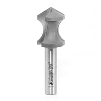 Amana Tool 51590 Carbide Tipped Hand Grip Plunge 1/2 Radius x 45 Degree x 1-1/8 Dia x 1-9/16 x 1/2 Inch Shank