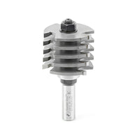 Amana Tool 53610 Carbide Tipped Box Joint 1-7/8 Dia x 1-3/8 x 1/2 Inch Shank with Upper BB 3-Flute Set