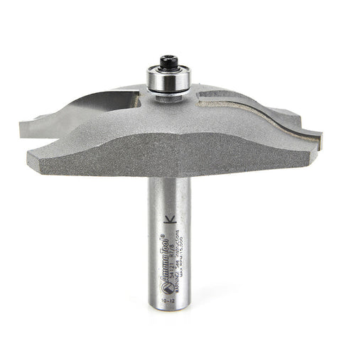 Amana Tool 54121 Carbide Tipped Ogee Raised Panel 7/8 Radius x 3-3/8 Dia x 9/16 x 1/2 Inch Shank