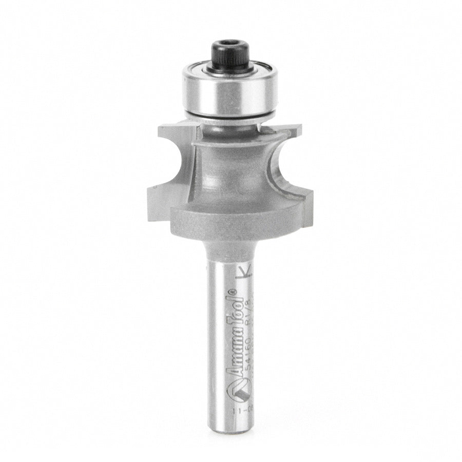 Amana Tool 54160 Carbide Tipped Corner Round 1/8 Radius x 7/8 Dia x 9/16 x 1/4 Inch Shank