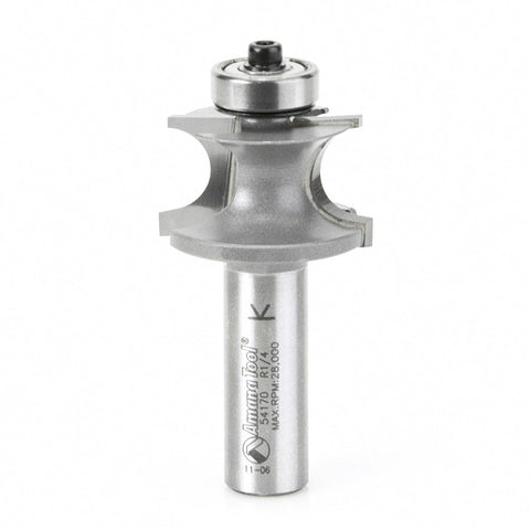 Amana Tool 54170 Carbide Tipped Corner Round 1/4 Radius x 1-1/4 Dia x 23/32 x 1/2 Inch Shank