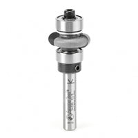 Amana Tool 54330 Carbide Tipped Edge Fluting Assembly 1/8 Radius x 3/4 Dia x 1/4 x 1/4 Inch Shank