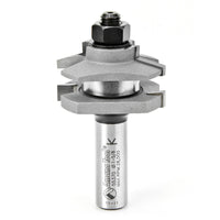 Amana Tool 55370 Carbide Tipped Traditional Reversible Stile and Rail Assembly 1-5/8 Dia x 11/16 x 1/2 Inch Shank