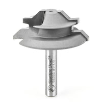 Amana Tool 55393 Carbide Tipped Lock Miter 45 Deg x 1-1/2 Dia x 1/2 x 1/4 Inch Shank for 5/16 - 7/16 Material