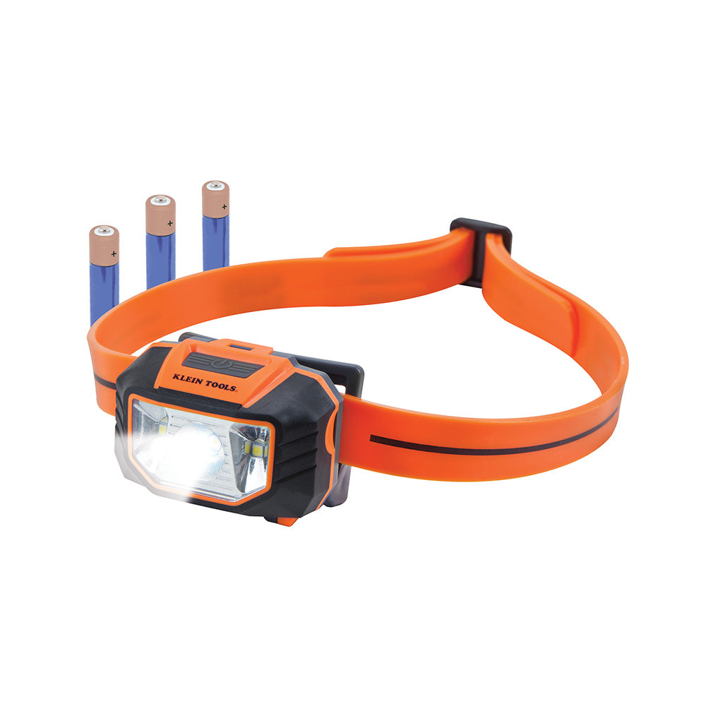 Klein 56220 LED Headlamp with Silicone Hard Hat Strap