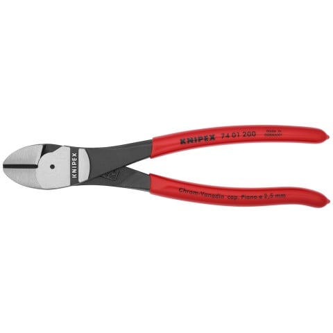 KNIPEX 74 01 200SBA 1/6 8" High Leverage Diagonal Cutters
