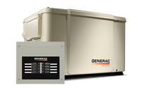 Generac G006998 Standby Generator, 7.5kW | With 8-Circuit Transfer Switch