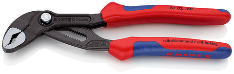 Knipex 87 02 180 SBA 7 1/4" Cobra Water Pump Pliers