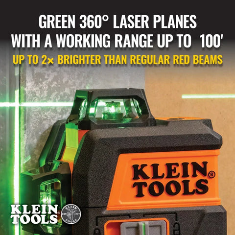 Klein Tools 93CPLG Compact Green Planar Laser Level