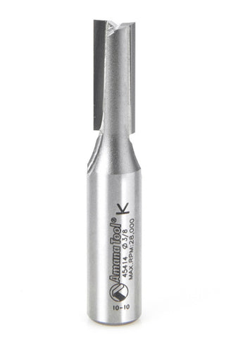 Amana Tool 45414 Carbide Tipped Straight Plunge High Production 3/8 D x 1 CH x 2-3/4 Long x 1/2 Inch SHK Router Bit