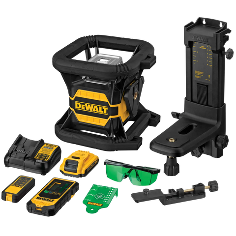 DEWALT DW080LGS 20V MAX Tool Connect Green Tough Rotary Laser