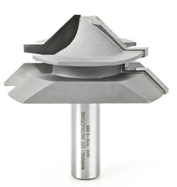 Amana Tool 55390 Carbide Tipped Lock Miter 45 Deg x 2-11/16 D x 1-3/16 CH x 1/2 Inch SHK Router Bit for 1/2" - 7/8" Material