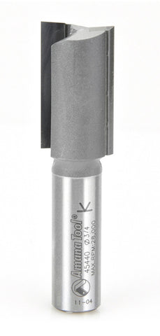 Amana Tool 45440 Carbide Tipped Straight Plunge High Production 3/4 D x 1-1/4 CH x 1/2 SHK x 2-7/8 Inch Long Router Bit
