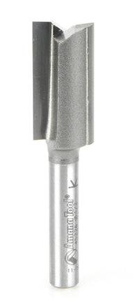 Amana Tool 45226 Carbide Tipped Straight Plunge High Production 1/2 D x 1 CH x 1/4 SHK x 2-1/8 Inch Long Router Bit