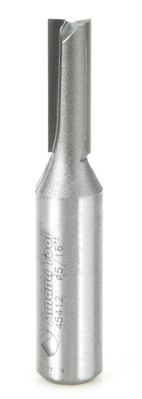 Amana Tool 45412 Carbide Tipped Straight Plunge High Production 5/16 D x 1 CH x 2-3/4 Long x 1/2 Inch SHK Router Bit