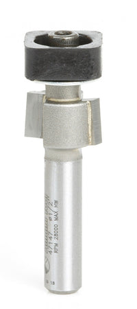 Amana Tool 47147 Laminate Trimmer with Euro TM Square Bearing 1/2 Dia x 19/64 Cut Height x 1/4 Inch Shank Carbide Tipped Router Bit